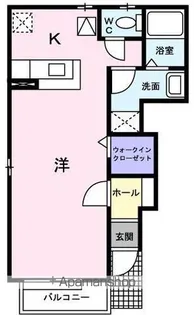 ラフレシール【101号室】の間取り