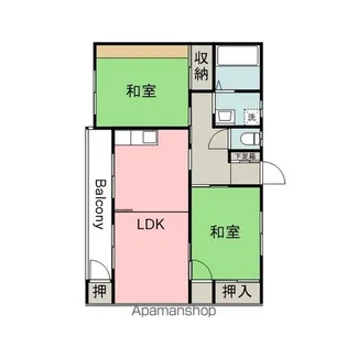 コーポ為広【2階】の間取り