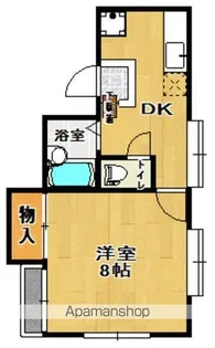 福島県郡山市亀田1丁目【アパート】の間取り