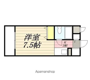 メゾン・ド・ウルス【405号室】の間取り
