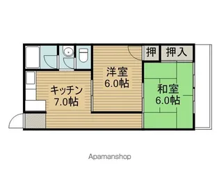 ヒロミツイースト【2階】の間取り