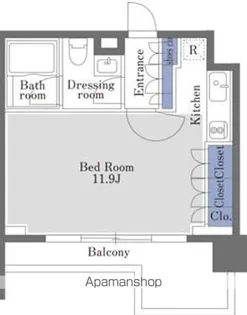 ドゥーエ日本橋【3階】の間取り