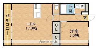 ヴィーブル野口【2階】の間取り