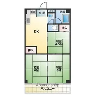 レジデンス喜多山【3階】の間取り