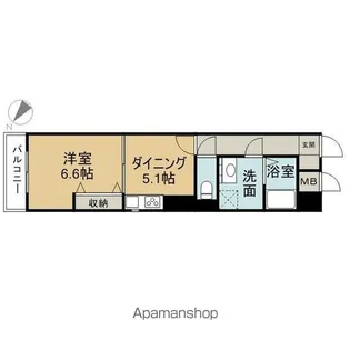 HF仙台五橋レジデンス【9階】の間取り