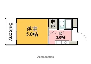 第五若宮ビル【7階】の間取り