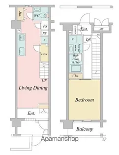 ニューシティアパートメンツ亀戸【1階】の間取り