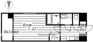 UURコート名古屋名駅【14階】の間取り