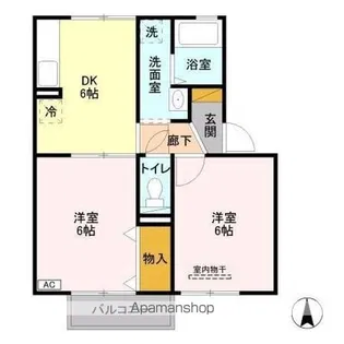 イーグレット【2階】の間取り