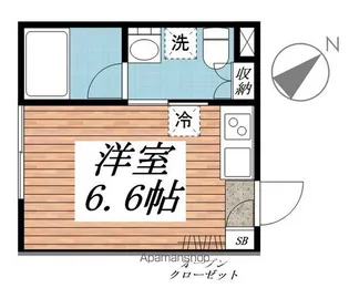 BOX【201号室】の間取り