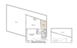 グランカーサ南青山【4階】の間取り