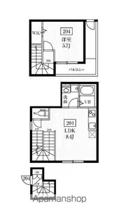 ミハス新高円寺【2階】の間取り