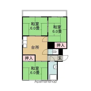 桂マンション【2階】の間取り