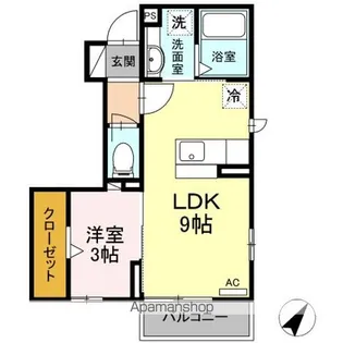 プレアデス【1階】の間取り