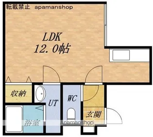 SWEETBAY小樽【3階】の間取り