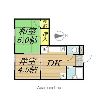 クレスト江戸川台【2階】の間取り