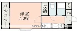 千徳マンション・ヴィラ浄行寺【6階】の間取り
