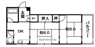 フィールハイツ【2階】の間取り
