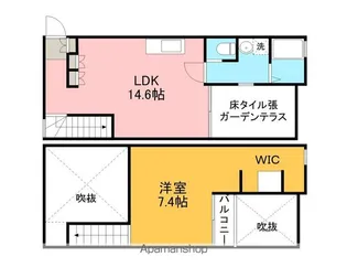 コートヤード【1階】の間取り