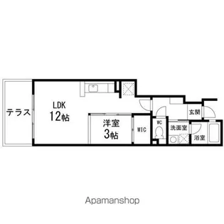 ブロッサム・アベニュー【102号室】の間取り