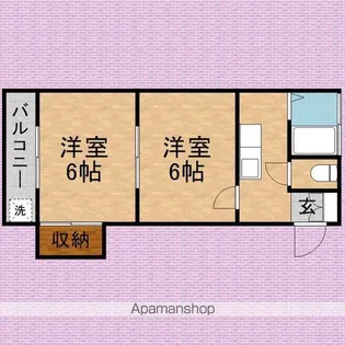 フラッツK【103号室】の間取り