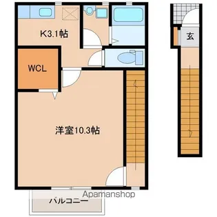 ソレイユパルク11番館【2階】の間取り