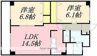 ピュアライフ・空【402号室】の間取り