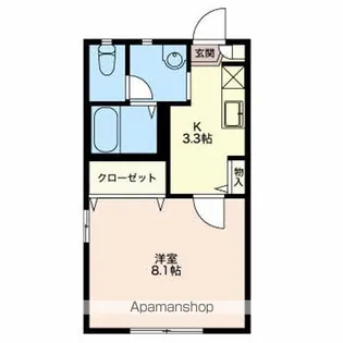 ディアス 雅【2階】の間取り