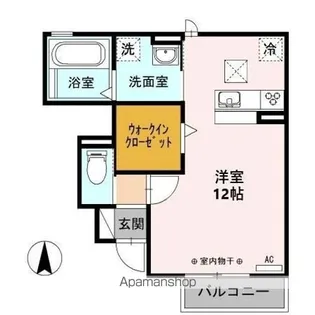 ジムナスター【1階】の間取り