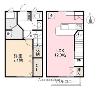 天満屋アパート【1階】の間取り