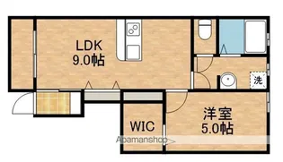 LOTUS八幡【1階】の間取り