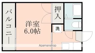 サンハイツ坪井【2階】の間取り
