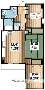 ロイヤルマンション【4階】の間取り