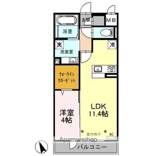 アイム藤沢【2階】の間取り