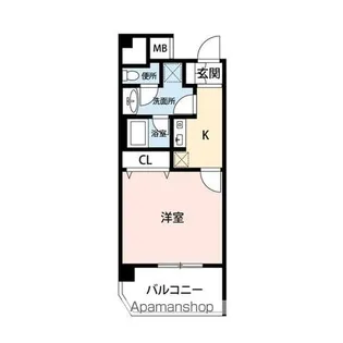 BUENA川端町4丁目弐番館【1階】の間取り