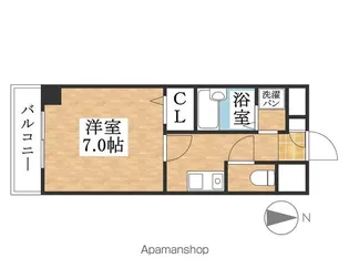 林風館【3階】の間取り