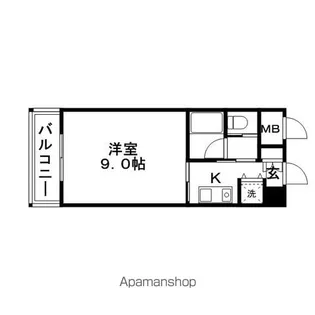 福岡県福岡市東区香住ヶ丘4丁目【マンション】の間取り
