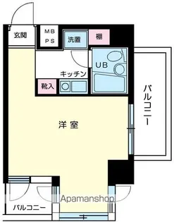 ライオンズプラザヨコハマ戸部【2階】の間取り