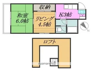 ジュネパレス柏第78【2階】の間取り
