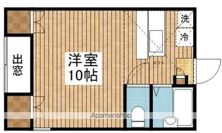 プレジール紫竹山【101号室】の間取り