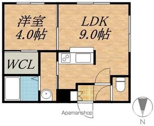 ウインダムヒル札幌駅前【1階】の間取り