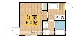アルエット旭ヶ丘【2階】の間取り