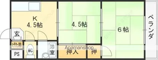 サンコート小澤【2階】の間取り