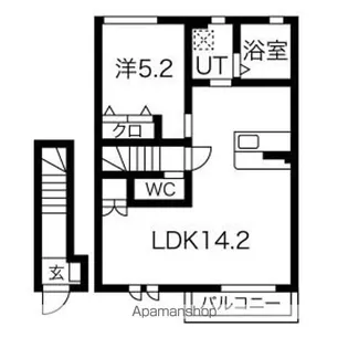 ビヤンN【2階】の間取り