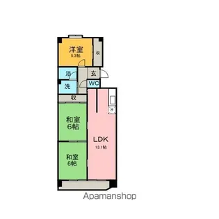 メゾン島田【2階】の間取り