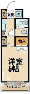 クロノス元橋本EAST【3階】の間取り