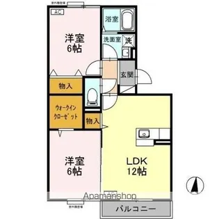 プリモディーネ ABC【3階】の間取り