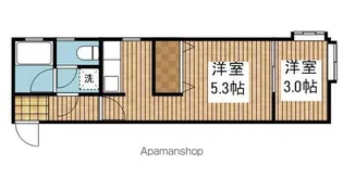 メゾン・ド・K−Ⅰ【203号室】の間取り