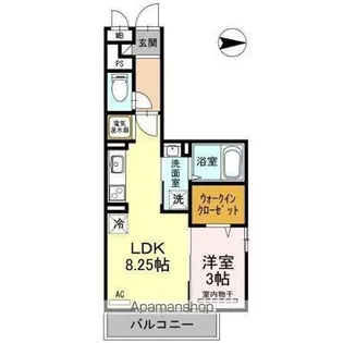 モンテローザ【3階】の間取り