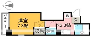 リヴィエラ上町Ⅲ【6階】の間取り